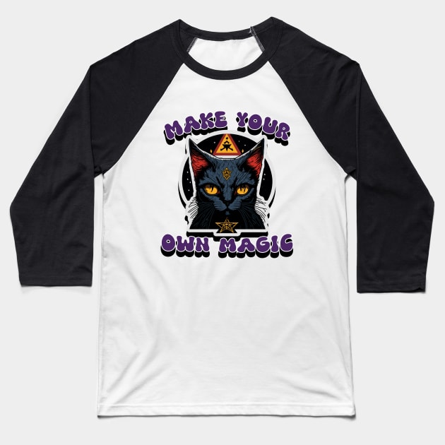 Make Your Own Magic Baseball T-Shirt by Gothic Museum